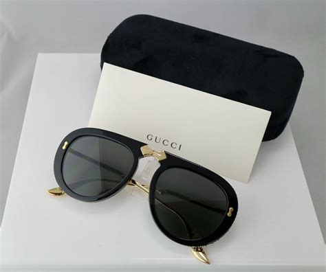 vintage gucci aviator menssunglasses|Gucci foldable aviator sunglasses.